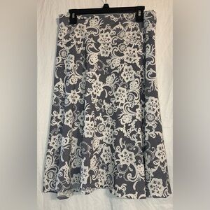 Ashley Blue Women’s Knee Length Skirt Size Large